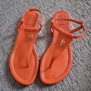 Tory Burch Orange Sandals